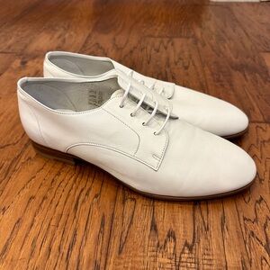 IRO Paris Harley White Leather Dress Sneakers/ Oxford